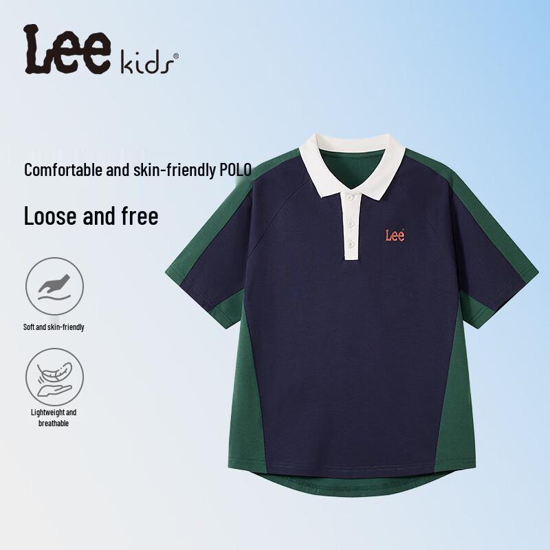 Lee Colorblock Short Sleeve Polo Shirt