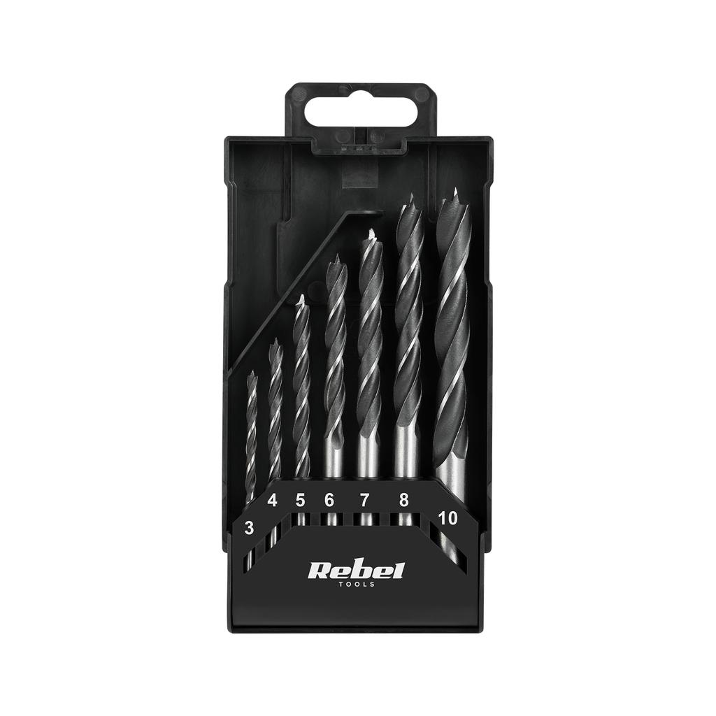 Rebel 7-Piece Wood Drill Bit Set