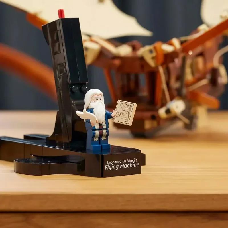 493 Teile Leonardo Da Vincis Flugmaschine DIY Bausatz Modellset Geburtstagsgeschenke & Halloween Dekoration Geschenke
