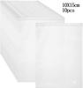 10pcs Packaging Bags CPE Frosted Zip Lock Bags Self Sealing Clear Garment Bags for T-Shirts, Shirts, Files
