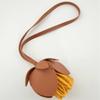 Hanger Leather Keychain Car Keyring Bag Pendant Lovely Flower Pu Leather Pendant  Men