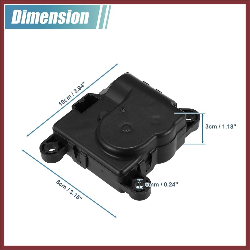AC Heater Blend Door Actuator for Dodge for Ram 1500 2500 3500 Gas 5.9L 8.0L 2000-2002 Replace 5104879AA 604-018 Replace Parts