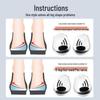O-leg Silicone Correction Insole: 4th Gen Volcanic Magnetic Heel Pad for X/XO-Type Alignment