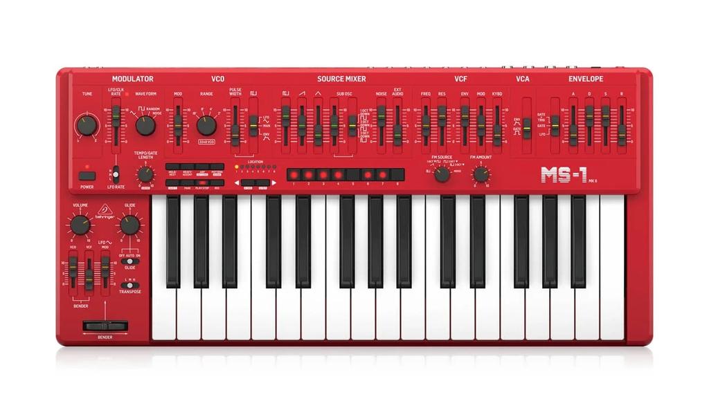 Behringer ms-1 mk ii-rd - syntezator analogowy
