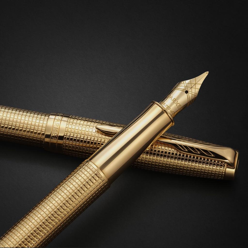Parker Sonnet Gold Sizzle GT SE Dolma Kalem İnce 18K Altın Hediye Resmi Ürün Numarası 2209265 Kalem, Uç, Uç, Kutulu, Lüks, İthal,