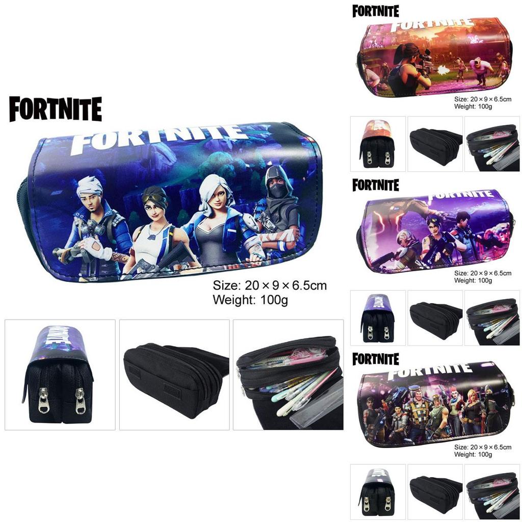 Pencil Bag Zipper Pen Case Cosmetic Pouch School Stationery Bag Storage