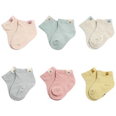 Babysocken Bonbonfarbe Weiche Baumwollsocken für 1-12 Monate Säuglinge Mädchensocken Jungensocken