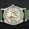 VINTAGE HAND-WINDING SWISS MENS REFURBISHED GREEN COLOR DIAL WATCH a500036-2