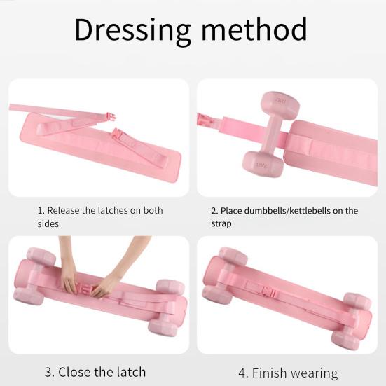 Exercise Hip Thrust Belt Dumbbells Kettlebells Hip Thrust Band Anti-Slip Portable Home Gym Men Women Glute Bridge Butt Workout Strap Fitness Equipment