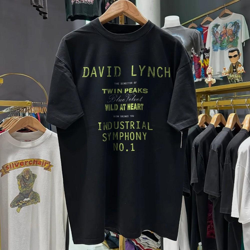 1990 Индустриальная симфония №. 1 Дэвид Линч Редкая вымытая черная футболка Размер XL Унисекс Футболка XXXL