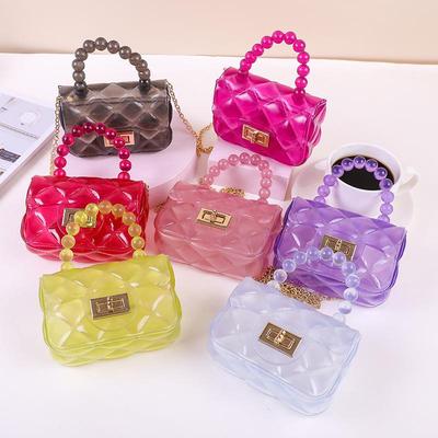 Fashion Kids PU Leather Crossbody Bags Girls Heart Shoulder Bags Children Mini Coin Purses Jelly Bag Kids Handbag Gifts