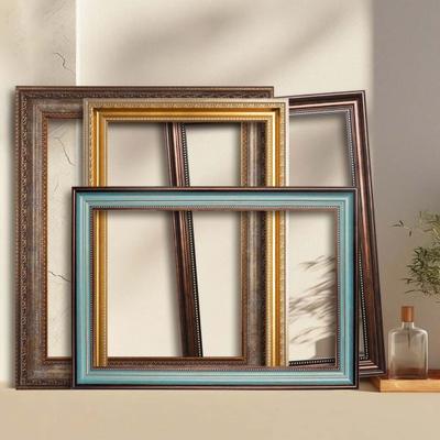 Vintage Oil Painting Frame Picture Art Painting Poster Photo Display Frame Home Office Bedroom Rectangle