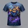 Men's Optical Illusion 3D T Shirt Short Sleeve T Shirt 3D Print Crew Neck Shirt Exaggerated Designer Horror
