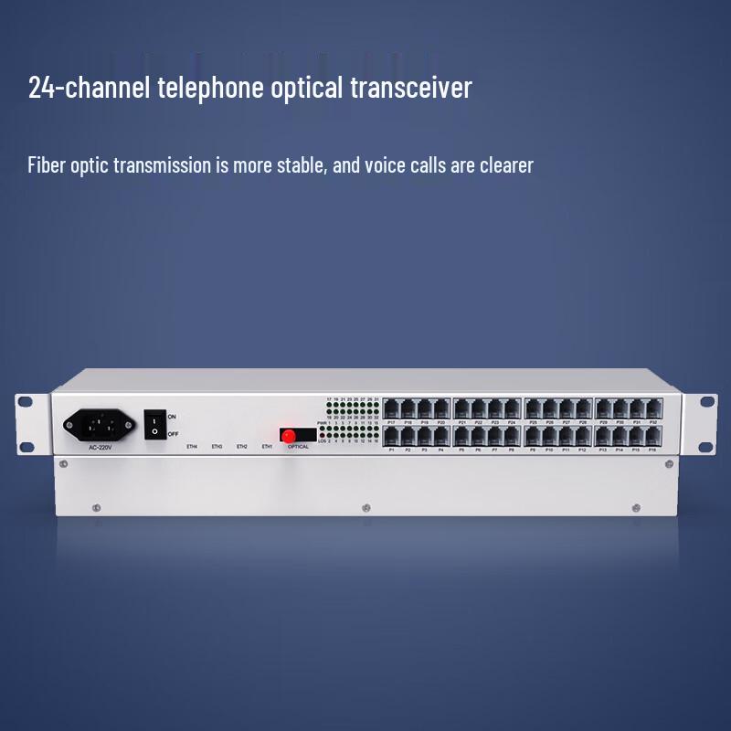Digital Telephone Fiber Optic Transceiver