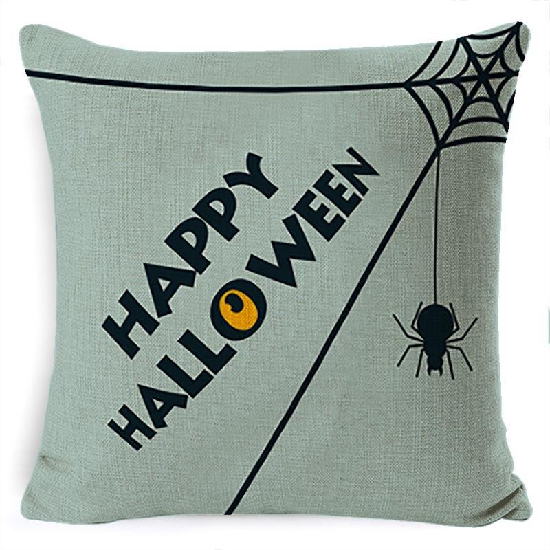 Pillow Case Holiday Party Halloween Horror Bat Office Pillow Case Car Waist Support Cushion Lumbar Pillow