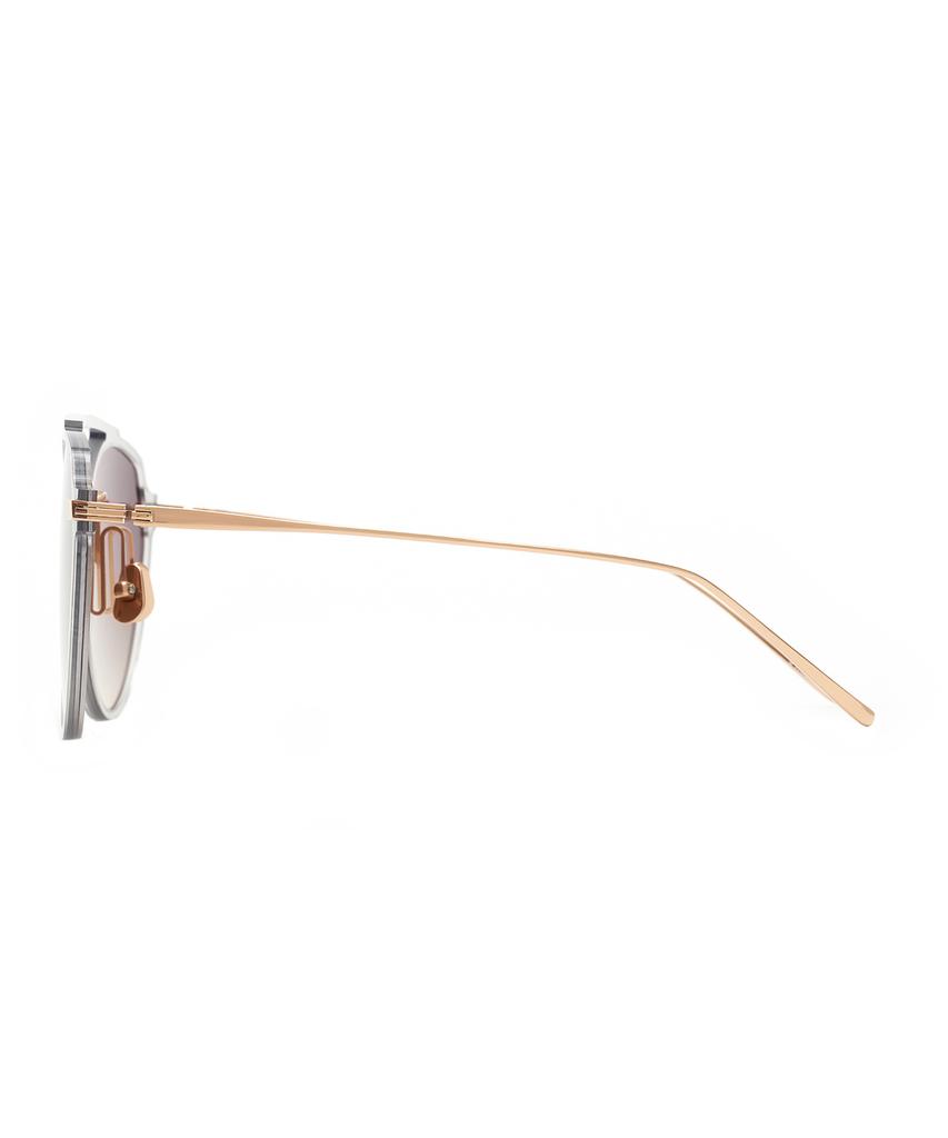 Maseuka Free2_Onda 03Gr Free2 Onda Gray Clear/Rose Gold