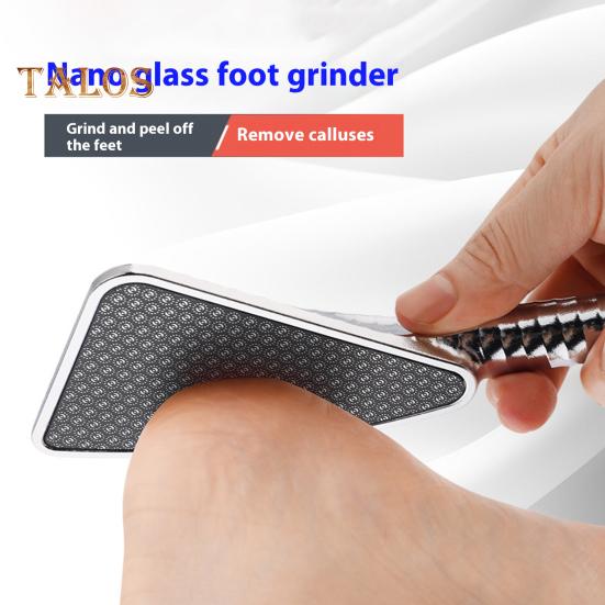 Nanoglass Foot File Callus Remover Dead Skin Removal Brush for Gentle Exfoliation Professional Pedicure Tool