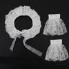 Lace Decorative Collar Wrist Cuffs Set Anime Event Gathering Neckwear Costume Accessories For Fashion Cosplay Enthusiast