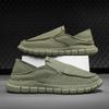 Summer Cloth Shoes Men's Shoes Breathable Lazy Shoes Men's Casual Shoes One Pedal Versatile Foot Set Canvas Shoes Tide