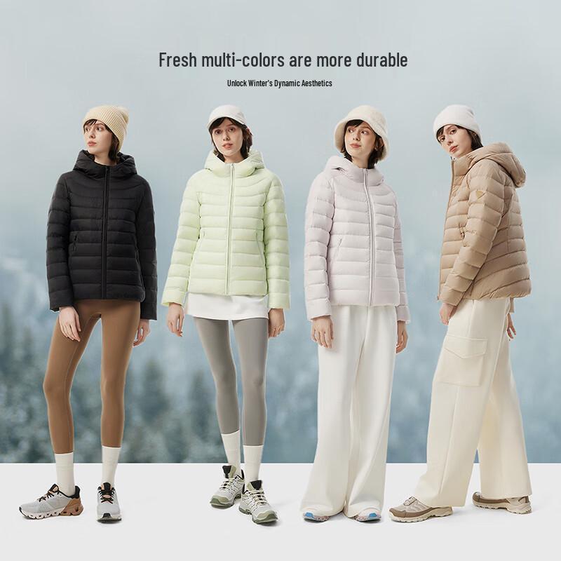 Tamboer Women's Lightweight Hooded Down Jacket