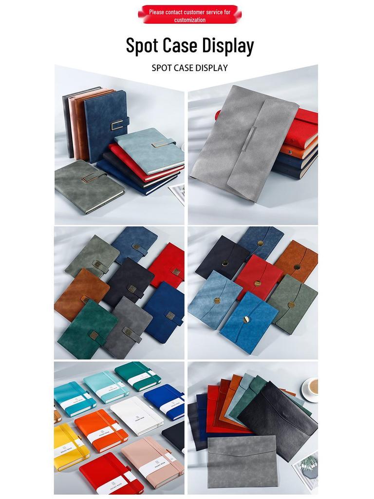 Litchi Grain Leather Laptop & Document Bag, A4 File Storage, Office Archive Bag