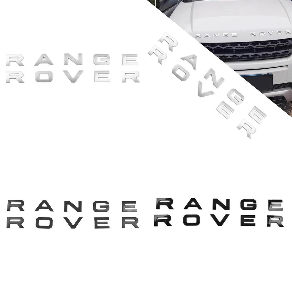 Emblema Veicolo Range Rover Con Superficie a Specchio Per Decorazione Esterna Auto