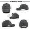 New Vintage New York Letter Embroidered Cotton Baseball Cap Adjustable Four Seasons Sunshade Sun Washed Hat Snapback Trucker Hat