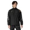 Breath Thermo Training Warmer Jacket with and Windproof Black X Size L MC-LINE Moisture-Wicking, Heat-Generating, Water-Repellent, Lining,