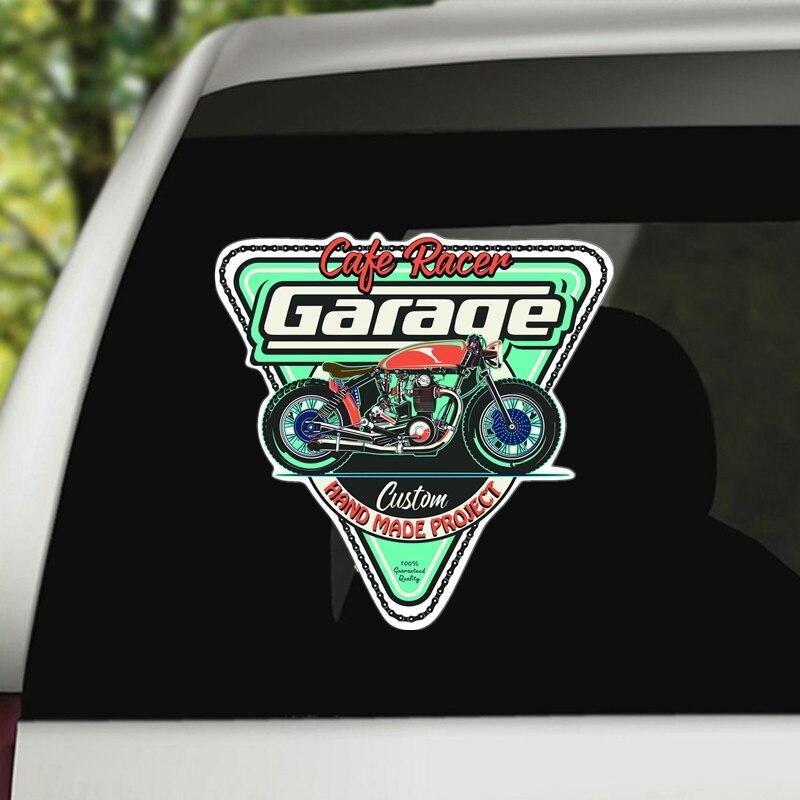 KCS082 Oil Vintage Retro Look Old School Vintage Rally Car Sticker PVC Coloful Decals Motorcycle Accessories Sticker