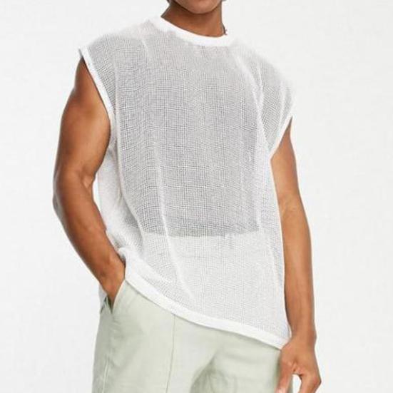 

Men Summer Vest Soft Sleeveless Casual Men Summer Top Quick Dry Men Club Vest Men Club Tank Top Men Garment