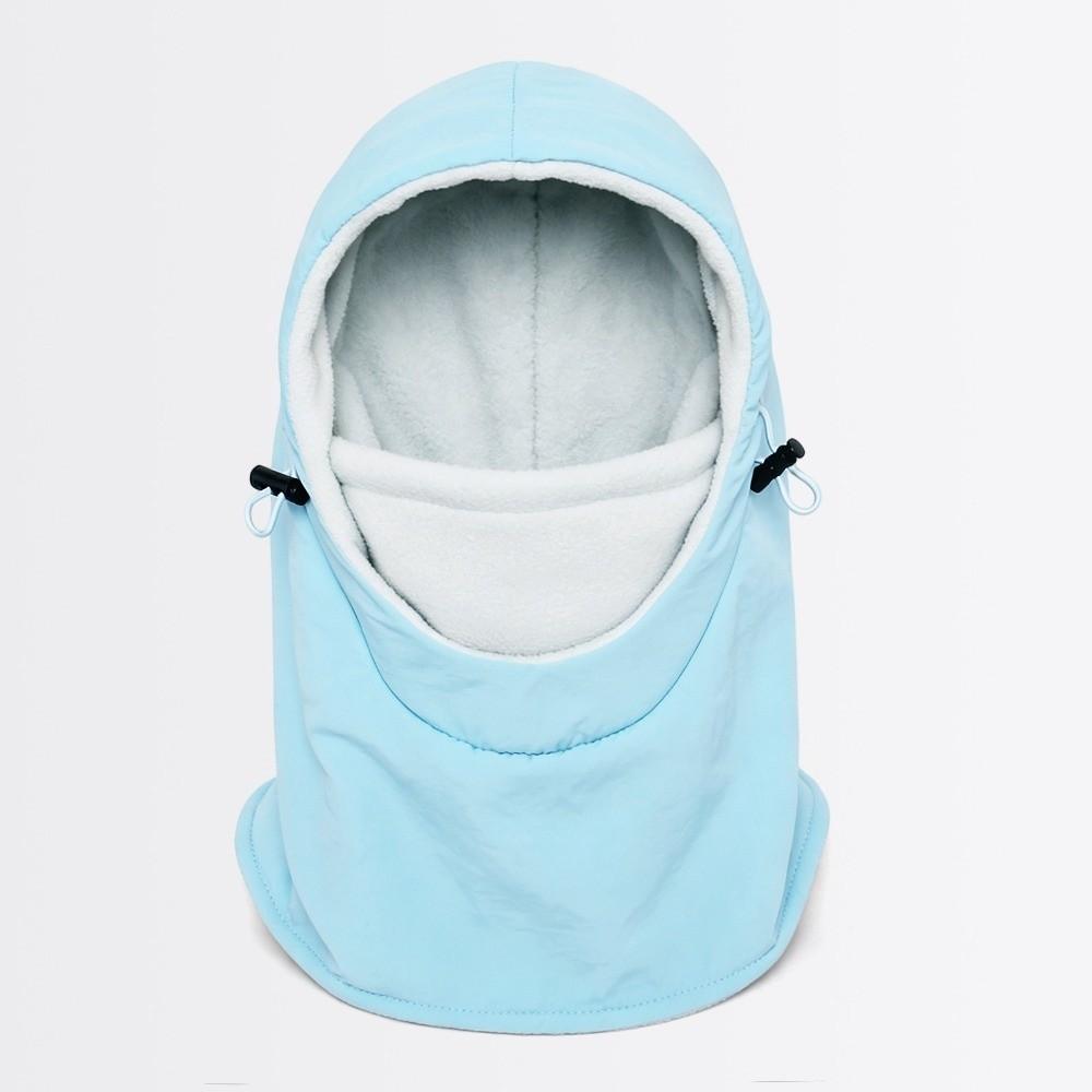 Windproof Winter Balaclava Hat Adjustable Drawstring One-piece Hat Scarf Soft Ear Protection Cap