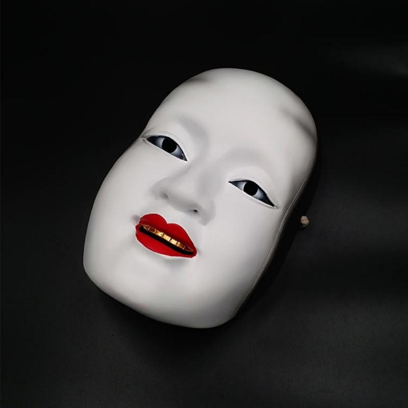 Horror Cosplay Anime Halloween Maska Japońska Opera Noh Kostium Huoying Tang Monk Maska Sun Jilang Maska Prajna Leech Maski Wydarzenie Impreza