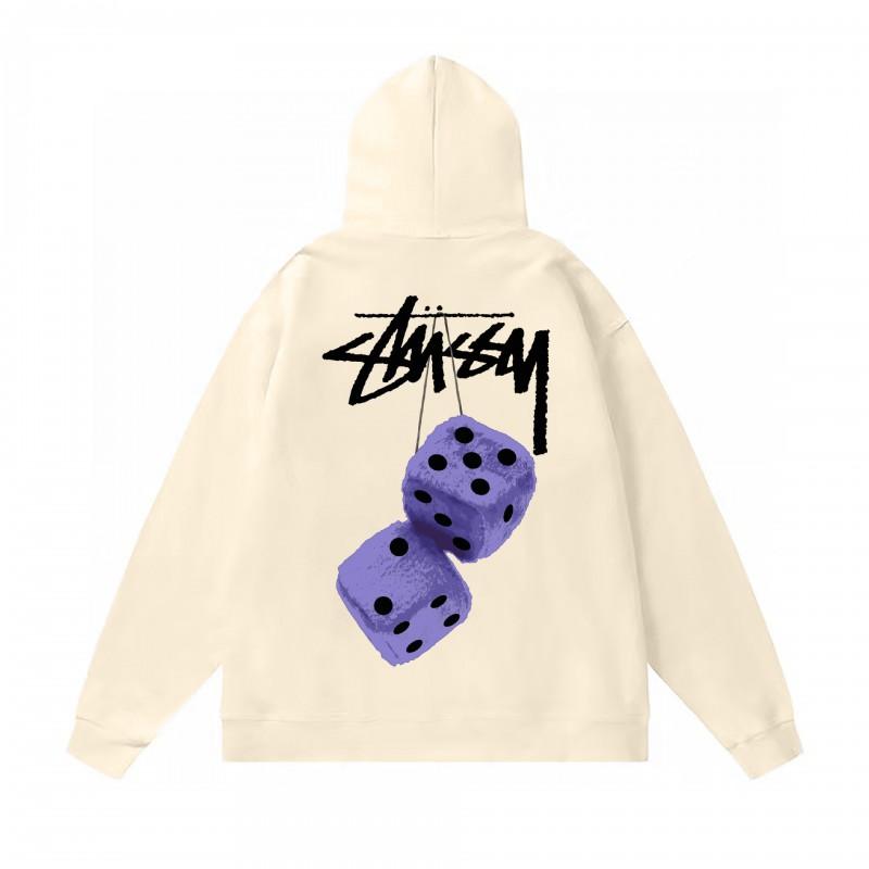 Mens Hooded Zip-Up Fleece-Lined Sweatshirt With Letter Print Casual Oversized Pullover Winter Jacket