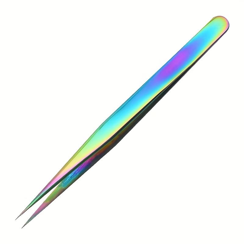 Stainless Steel Precision Color Titanium Eyebrow Clip Tweezers Specifically Designed for Beautiful Eyelashes Makeup Tools