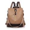 Schoolbag for 1011 new fashionable European and American style anti-theft multi-functional dual-purpose backpack pu large-capacity women's bag