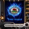 TapestryBlackburn Rovers Football Custom Name Text Personalized Wall Hanging Tapestry Home Wall Decor