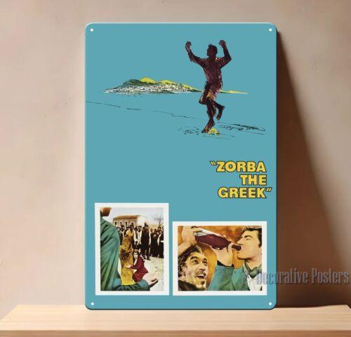 f1Zorba The Greek Movie Metal Poster Collectable Sign 20x30cm 20x30cm（7.8x11.8inch）