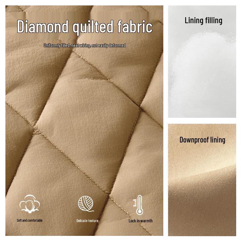 MINISO Unisex Lightweight Quilted Collarless Padded Jacket