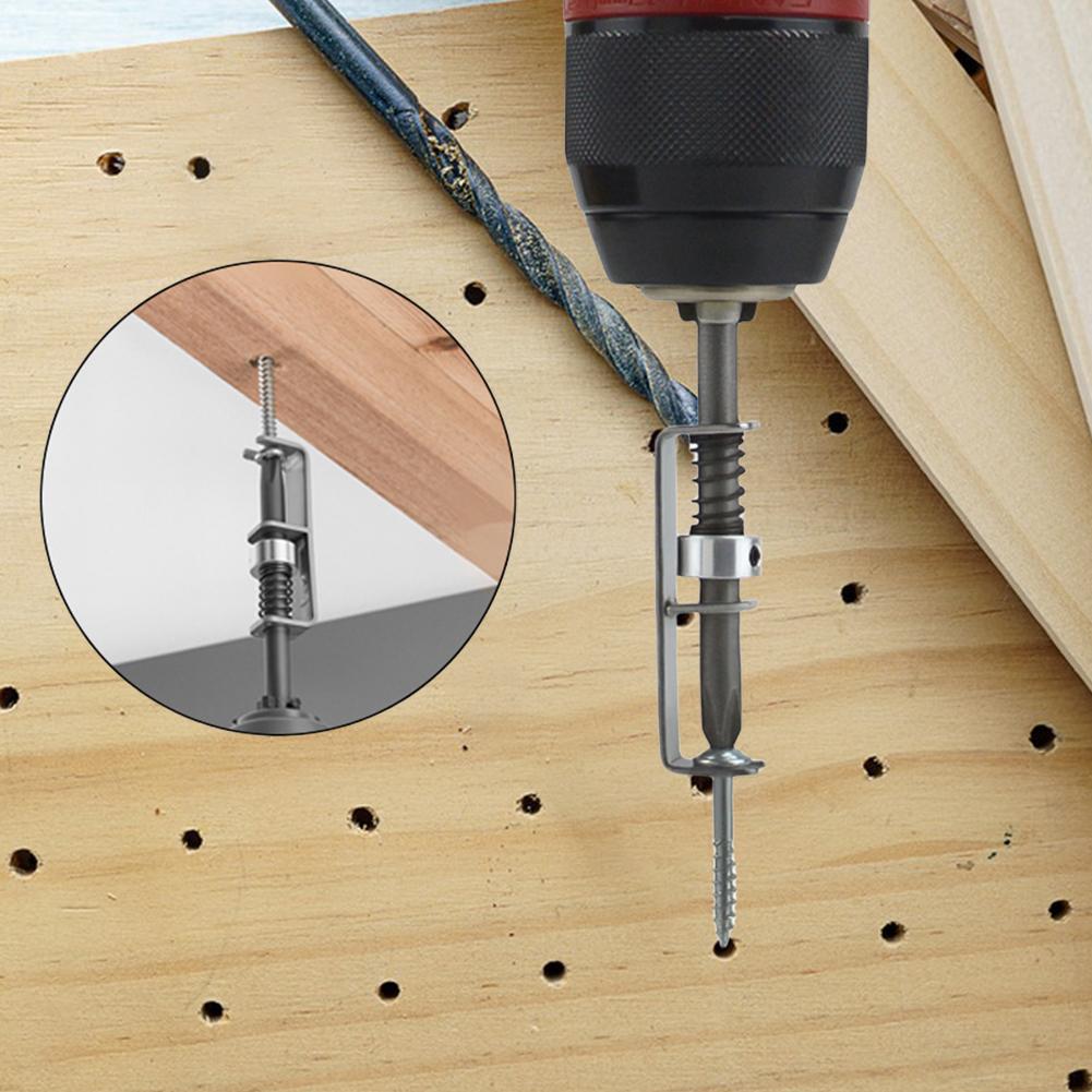Spring-Loaded Screw Holder Bit One-handed Operation Universal Screw Retaining Tool Screw Fixing Drill Bit DIY Home Repair