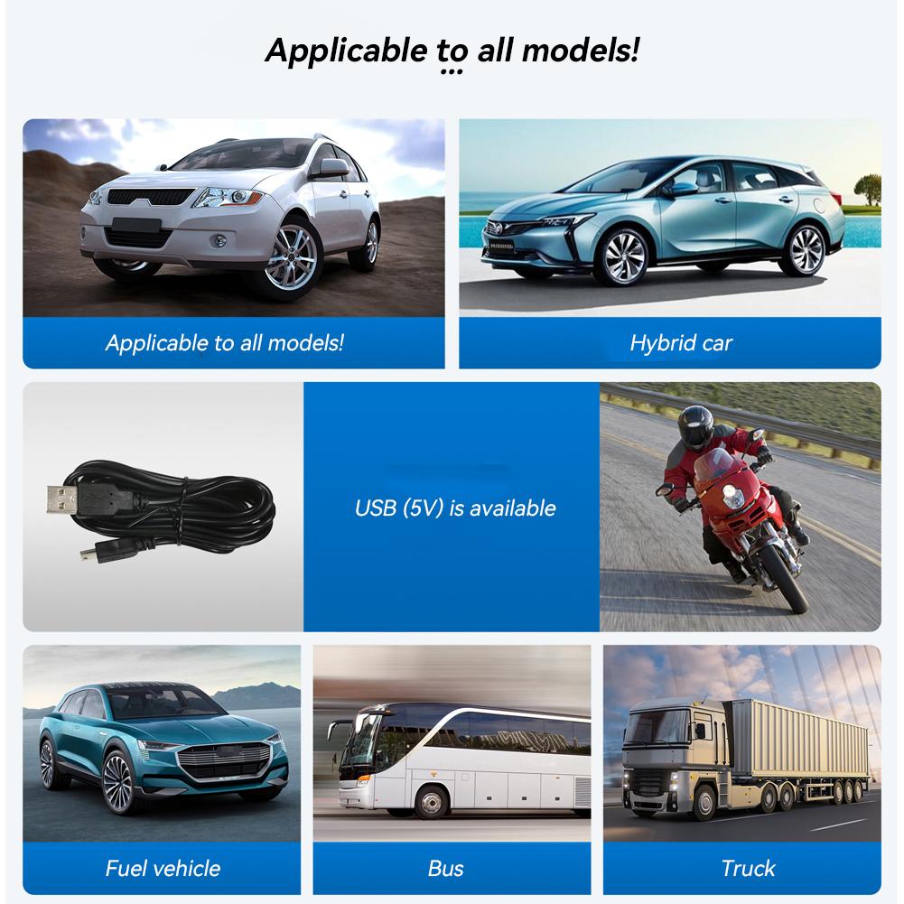 Car Speedometer HUD Head Display Digital GPS Speed Meter KMH MPH Dispaly for Truck Motorcycle Plug and Play Auto Part Accessories