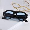 Large Square Frame Versatile Retro Sunglasses Women Men Outdoor Sports UV400 Sun Glasses for Sunscreen Fishing Traveling Cycling