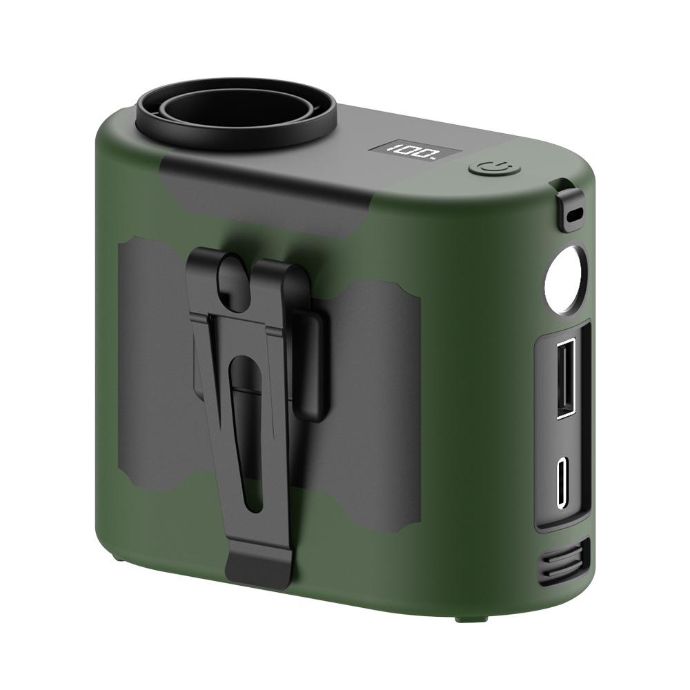 Hanging Waist Fan: Large Capacity, Long Battery Life, Dual Airflow, Portable for Outdoor Construction