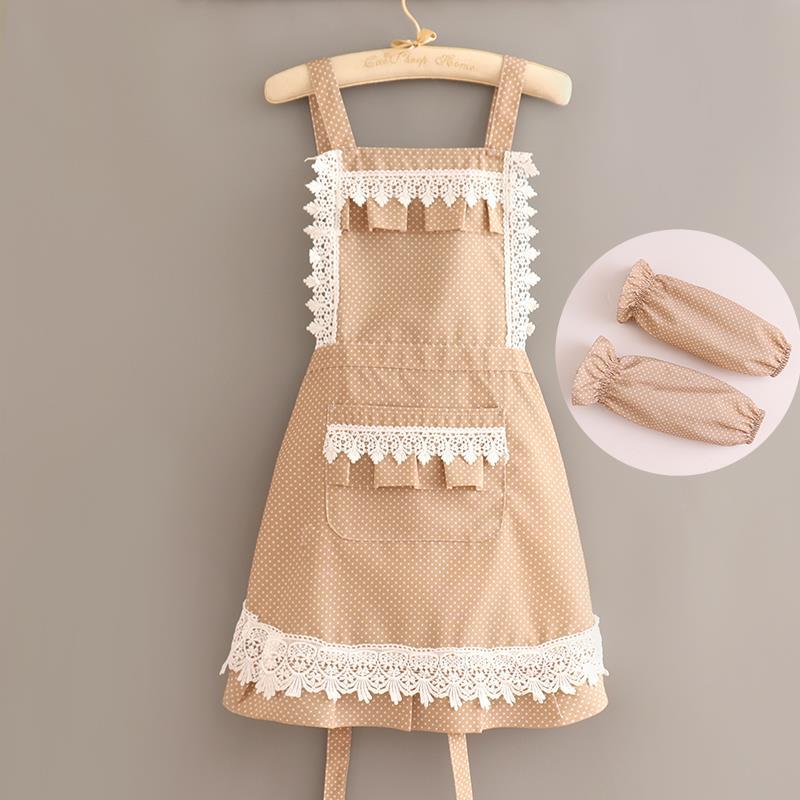 Japanese Style Oil-Proof Women's Apron for Manicure, Catering, and Cooking - Summer Work Uniform