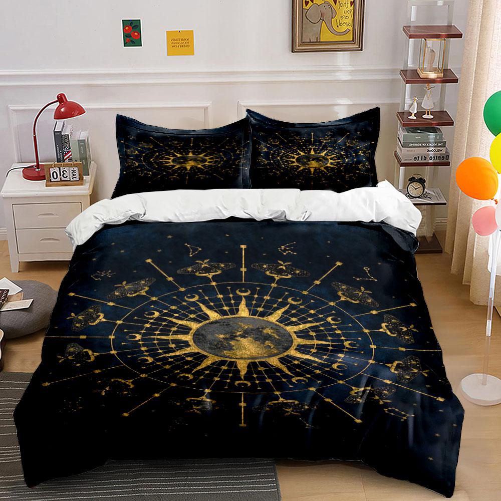 Zodiac symbols and constellations. Bedding sets Duvet cover sets Duvet covers Pillowcases(1*Duvet Cover 2*Pillowcases without duvet insert)