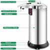 Stainless Steel Household Office  Handsfree Automatic IR Sensor Touchless Soap Liquid Dispenser