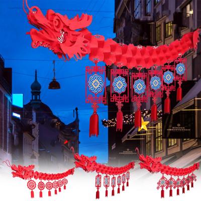 Čínský Nový rok Latte Art Dragon Stropní dekorace Latte Novoroční oslavy Party Pomůcky pro lunární rok Ornament