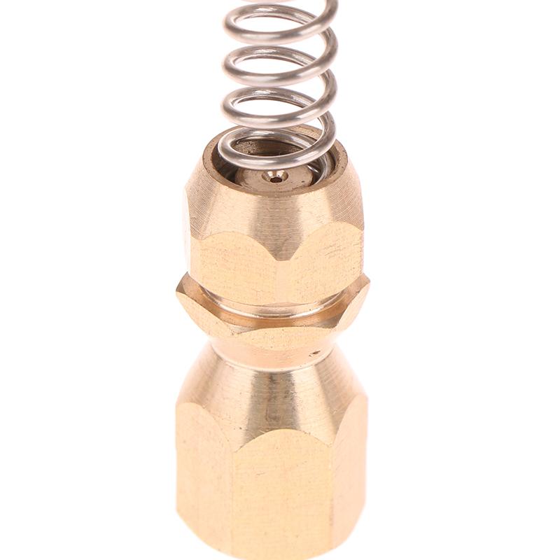 Myjka wysokociśnieniowa Dysza do czyszczenia kanalizacji Kanalizacja Drenaż Akcesoria 1/8 cala Stal nierdzewna Szybkozłączka Dysza do węża drenażowego Narzędzia