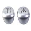 Silver Gear Shift Knob & Cover for Ford Cars - Modified Car Stick Accessories