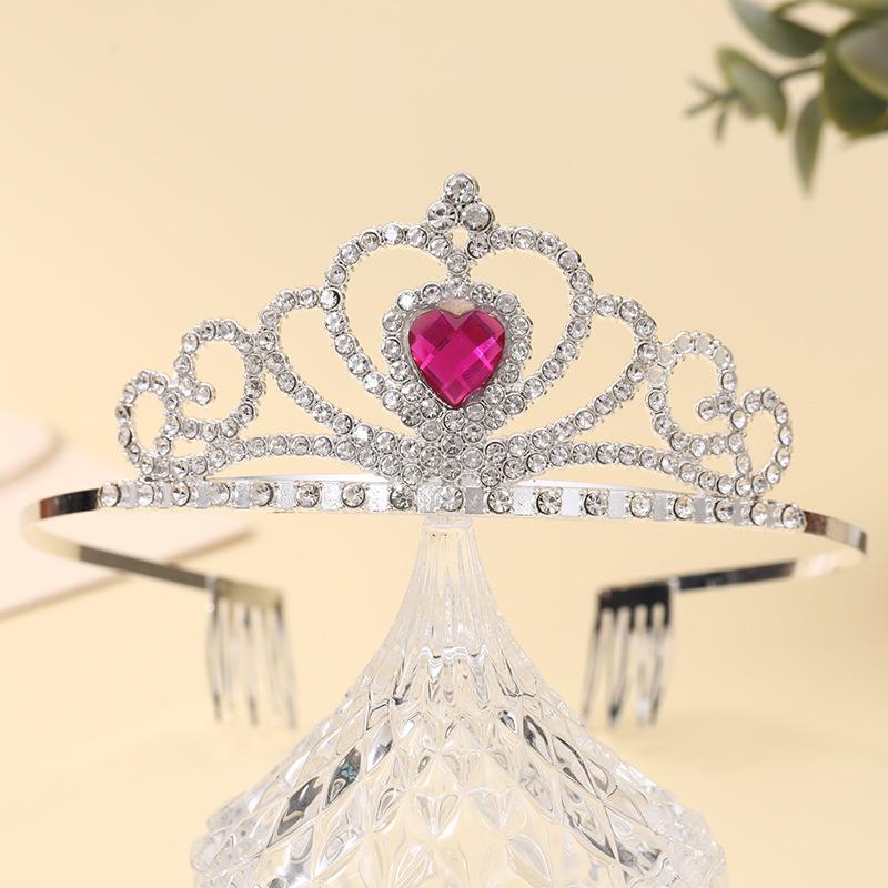 Bridal Crown Headwear Alloy Rhinestone Headband Wedding Crown Birthday Hair Accessories Party Headband Accessories