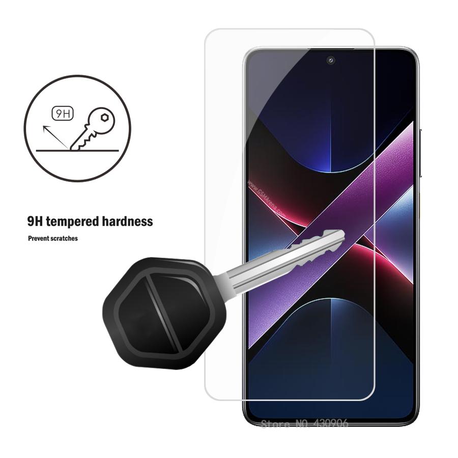 For Poco X7 Pro Screen Protector Screen Coverage High Quality Transparent Tempered Glass Film 2.5D edge 9H Hard 3 Piece/lot